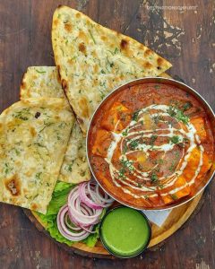 Naan and Chicken Butter Masala